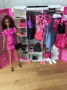 Barbie Doll and Closet
